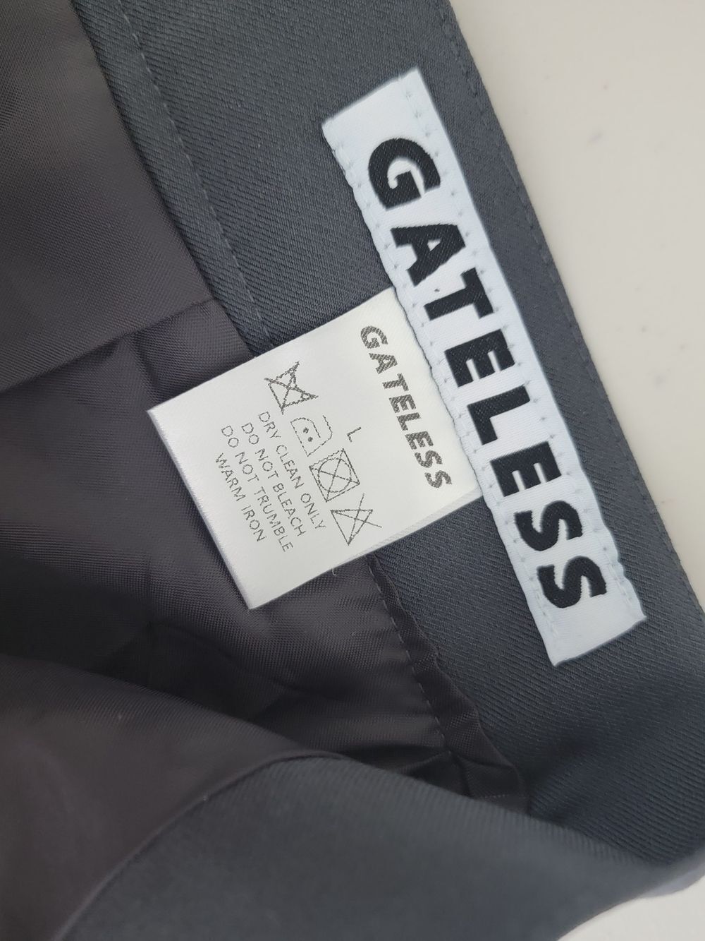 Gateless Gray Pleated Extreme Mini Cuttoff Skirt - Picture 4 of 7